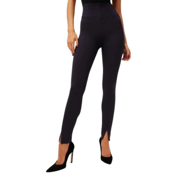 Good American Pants - EUC Good American Boss Skinny Pants Size XL Black High Rise Waist Zipper Ankle